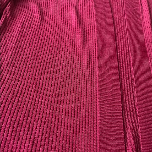 Talbots Red Open Front Long Cardigan Size XL - Picture 2 of 6